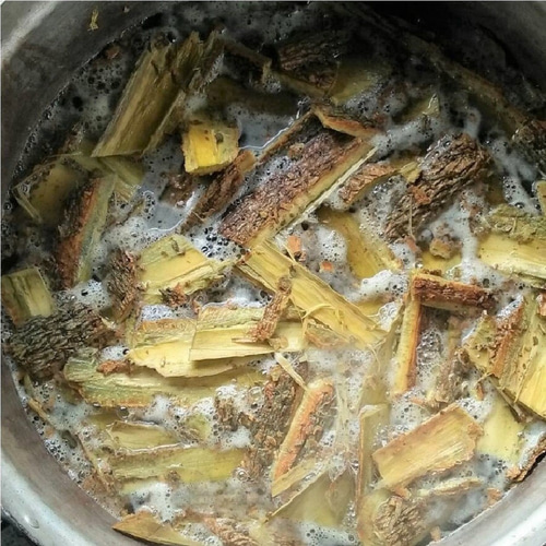 カレン族の手織り&藍染めバッグS/ 水色 インディゴ/大人・キッズ兼用