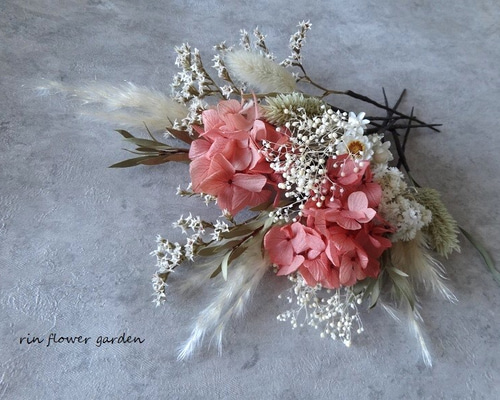 ⑤ヘッドドレス ドライフラワー 髪飾り ドライフラワー ヘッドドレス ヘッドパーツ 結婚式 卒業