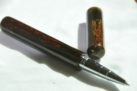 生漆原木鋼筆，鋼珠筆(兩用型) 第1張的照片