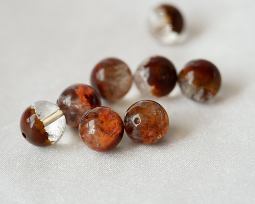 ★特選一連★万能の石【天然レッドガーデンファント12&10mmラウンド連】❤️ 楽天市場】ミックスファントムガーデンブレスレット (Mix garden