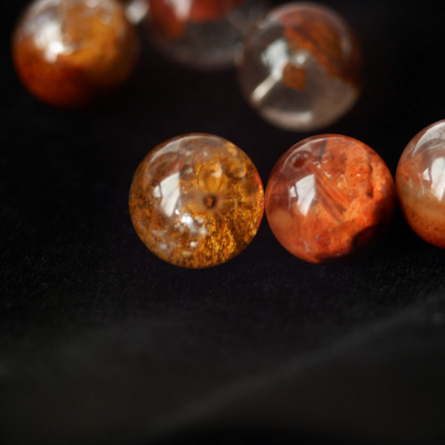 ★特選一連★万能の石【天然レッドガーデンファント12&10mmラウンド連】❤️ 楽天市場】ミックスファントムガーデンブレスレット (Mix garden