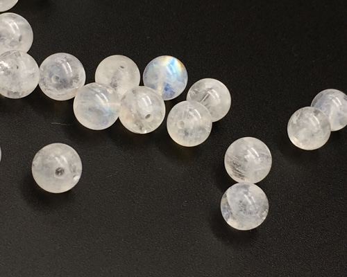 再入荷】レインボームーンストーンAAA☆6mm×1粒 天然石 天然石