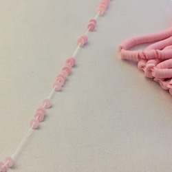 苺ミルク Rose clair 3mm フランス製スパンコール☆オートクチュール刺繍用 3枚目の画像