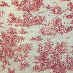 トワルドジュイ布  Toile de Jouy 小柄 1枚目の画像