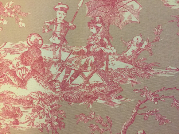 トワルドジュイ布  Toile de Jouy 3枚目の画像