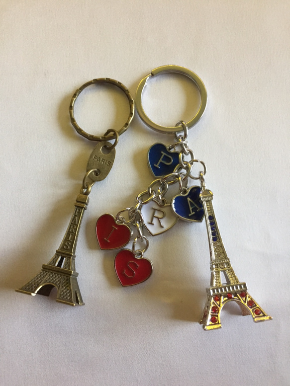 ☆エッフェル塔☆Paris パリキーホルダー 2つセット キーホルダー maison_lapin 通販｜Creema(クリーマ)