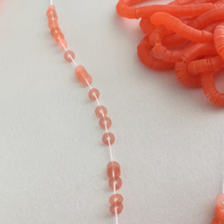 シェルオレンジ Orange pâle 3mm オートクチュール 3枚目の画像