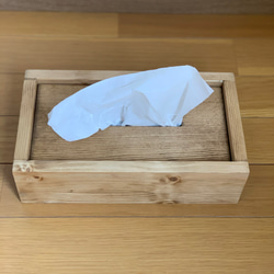 【無垢材】シンプルなティッシュボックス 4枚目の画像