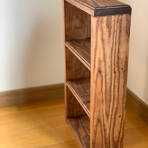 無垢材】3段カフェシェルフ キッチンラック 棚・シェルフ・ラック