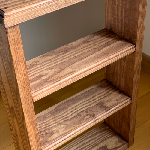 無垢材】3段カフェシェルフ キッチンラック 棚・シェルフ・ラック