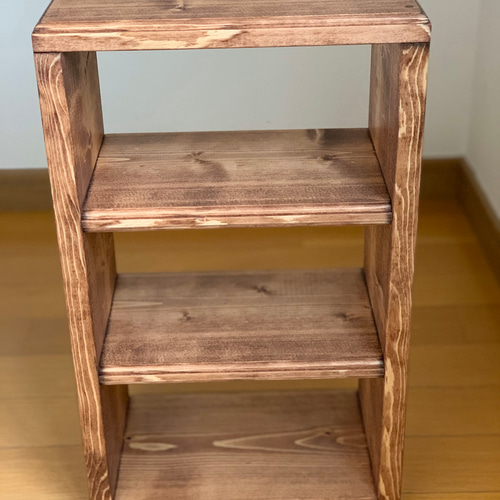 無垢材】L型カフェシェルフ クラシック アンティーク キッチンラック