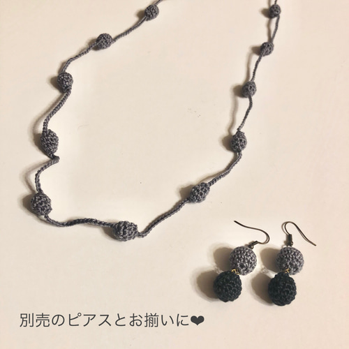 専用ハンドメイドレース編み　まるまるデージーのネックレス70cm エミーグランデ 専用ハンドメイドレース編み まるまるデージーのネックレス70cm