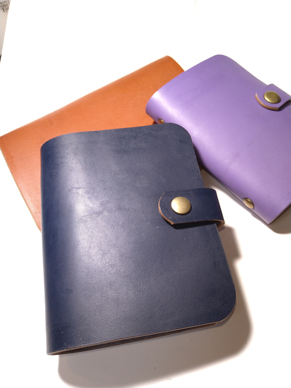 ヌメ革シンプルシステム手帳（オーダーメイド）