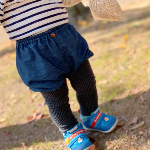 お気に入りの ベビー】ソフトデニムのかぼちゃパンツ ベビー服 chikamam 通販 マタニティ