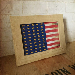 美國星條旗海報（框架集） 第2張的照片