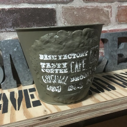 バスロールサイン風凸凹リメ缶(CAFE) 2枚目の画像