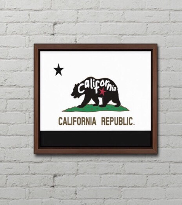 California Republic 黒白 男前 A4 1枚目の画像