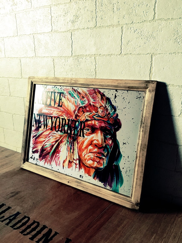 インディアンnewyorkerポスターA3 2枚目の画像