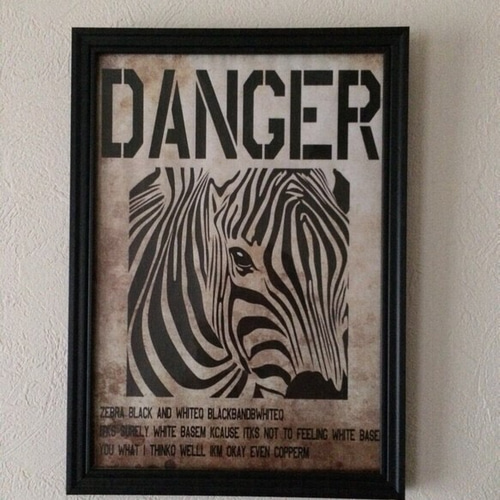 シマウマポスター 写真・グラフィック AladdinWorks 通販 987952