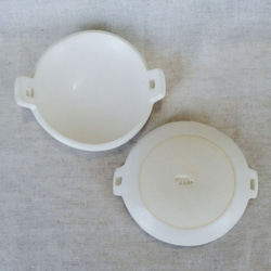 耳付き豆皿(白) 2枚目の画像