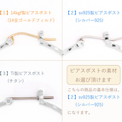 sv925ピアス[Pentagon/古代銀] 5枚目の画像