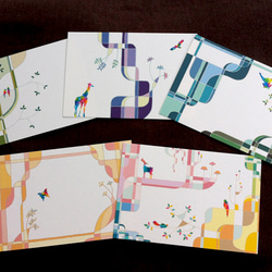 アニマルポストカード５枚セット 2枚目の画像