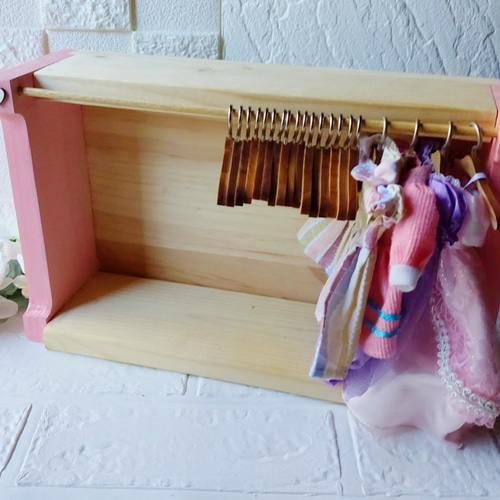 ドールハンガーラック ドールクローゼット 人形 タンス ドール 誕生日