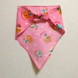 子供用三角巾　ゴム紐付　スイーツ 9枚目の画像