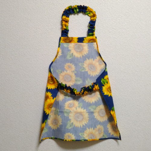 女の子　エプロン　ひまわり　100㎝　110㎝ 120㎝ 女の子 エプロン ひまわり 100㎝ 110㎝ 120㎝ 1点のみ 100cm
