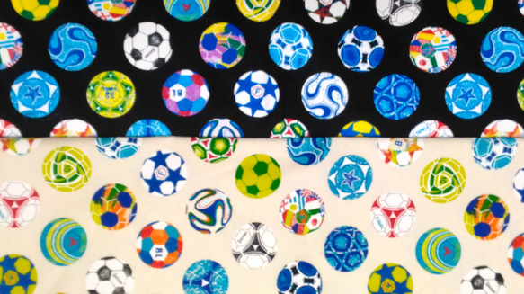 サッカーボール　色・サイズが選べる ランチョンマット 16枚目の画像