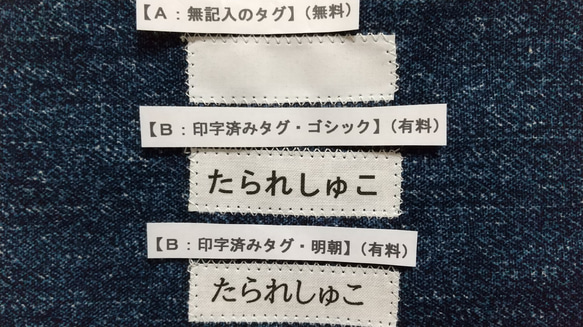 《名前タグについて》 1枚目の画像