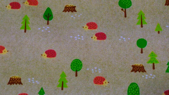 ハリネズミの森　色・サイズが選べる ランチョンマット 6枚目の画像