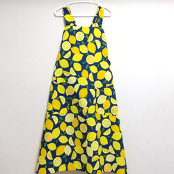 レモン  色・サイズ・タイプが選べる　大人用エプロン　 16枚目の画像