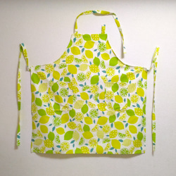 レモン  色・サイズ・タイプが選べる　大人用エプロン　 9枚目の画像