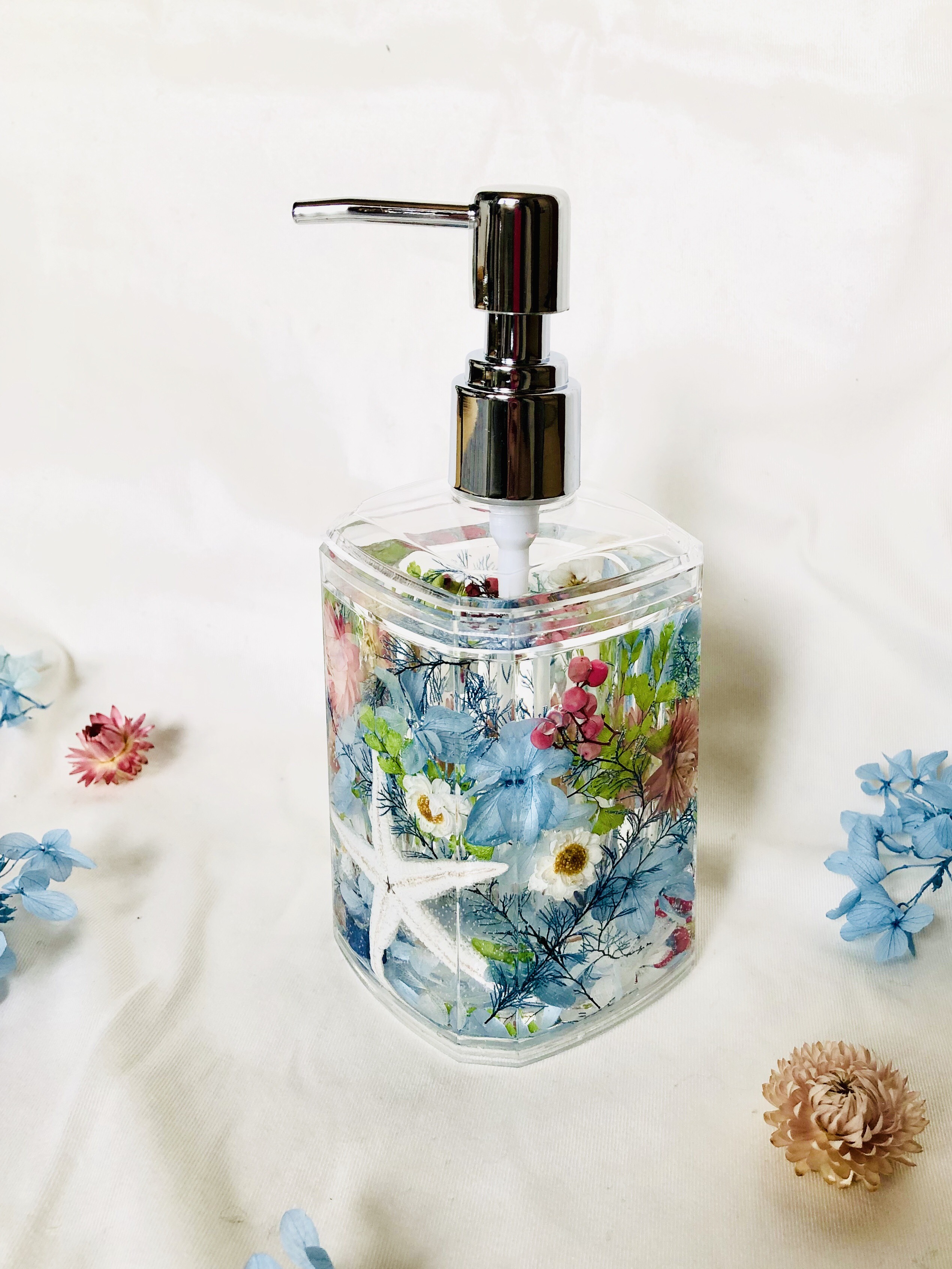 再再販!!【受注制作】ハーバリウムディスペンサー スクエア