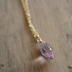 粉紅紫水晶&lt;AAA&gt;項鍊（K14GF） 第2張的照片