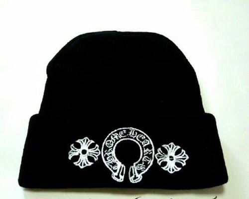 送料無料ブラック黒クロス十字架ロゴデザイン刺繍ニット帽ボーイズ