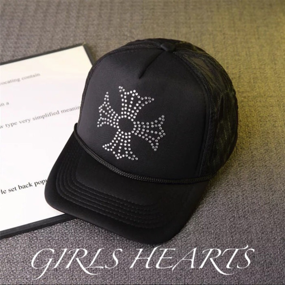 YARN クロスモチーフ 帽子 黒 YARN クロスモチーフ 帽子 黒 YARN クロスモチーフ 帽子 黒 Y.A.R.N