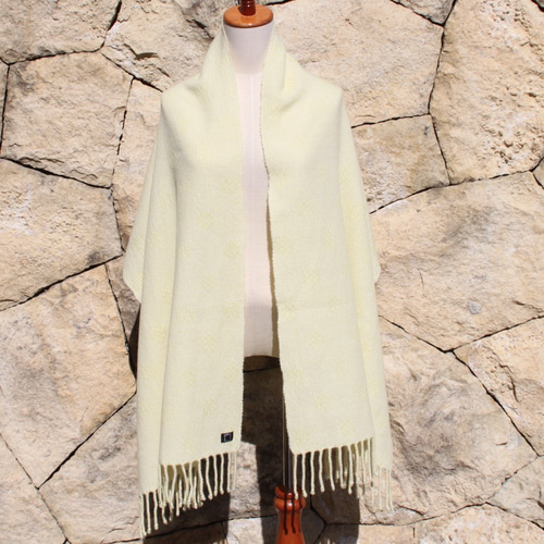 CashmereBlend リバーシブルマフラー Yellow Women's 無地
