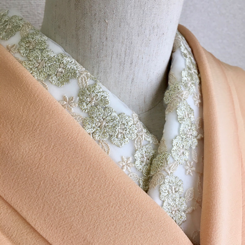 装道　美容衿　刺繍衿　洗える正絹／刺繍美容衿 楽天市場】装 道 美容 衿の通販