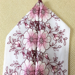 洗える刺繍半衿　大輪の花【ラスト】 5枚目の画像