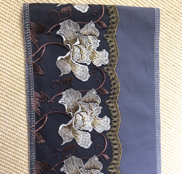 洗える刺繍半襟　優美【ラスト】 10枚目の画像