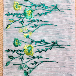 洗える刺繍半衿　グリーンシャワー【ラスト】 9枚目の画像