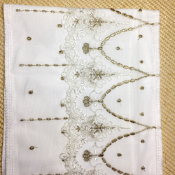 【ラスト】洗える刺繍半衿　舞踏会 8枚目の画像