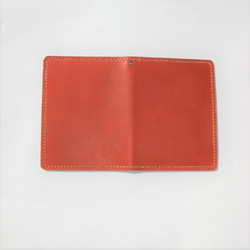 『母の日ギフト』真っ赤な姫路レザーのカードケース（刻印無料） 4枚目の画像