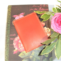 『母の日ギフト』真っ赤な姫路レザーのカードケース（刻印無料） 7枚目の画像