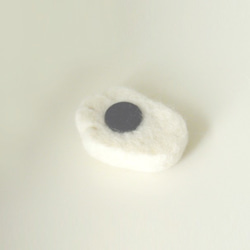 猫の手マグネット 白 セット 羊毛フェルト 4枚目の画像