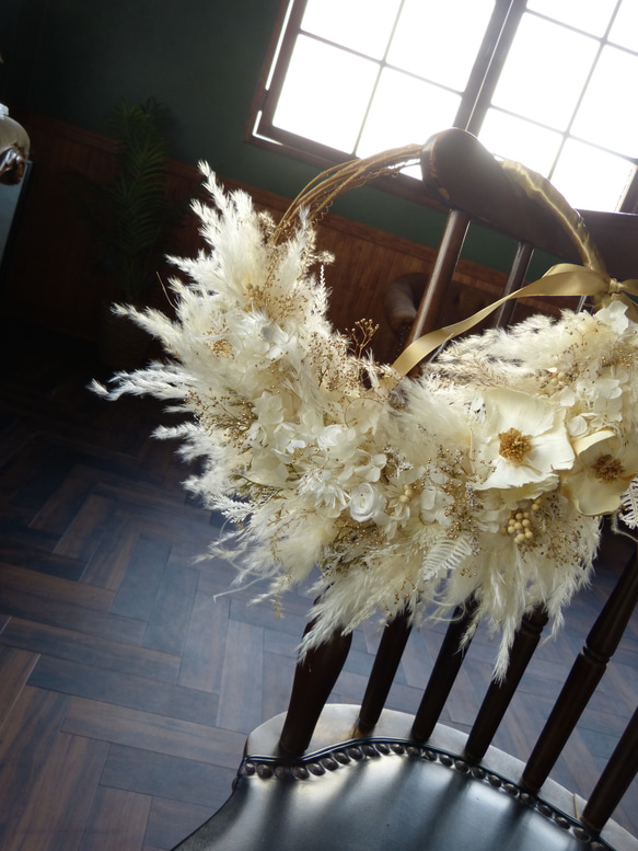 pampas grass×gold 2枚目の画像