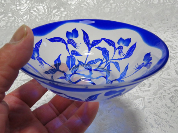 茶碗□古京薩摩 夏茶碗 布袋様 (江戸期) 古い平茶碗 古京