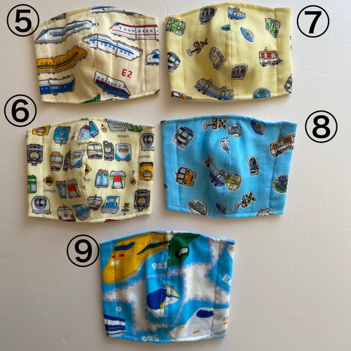 キッズマスク 男の子用 幼児〜小学校低学年 立体マスク ダブルガーゼ